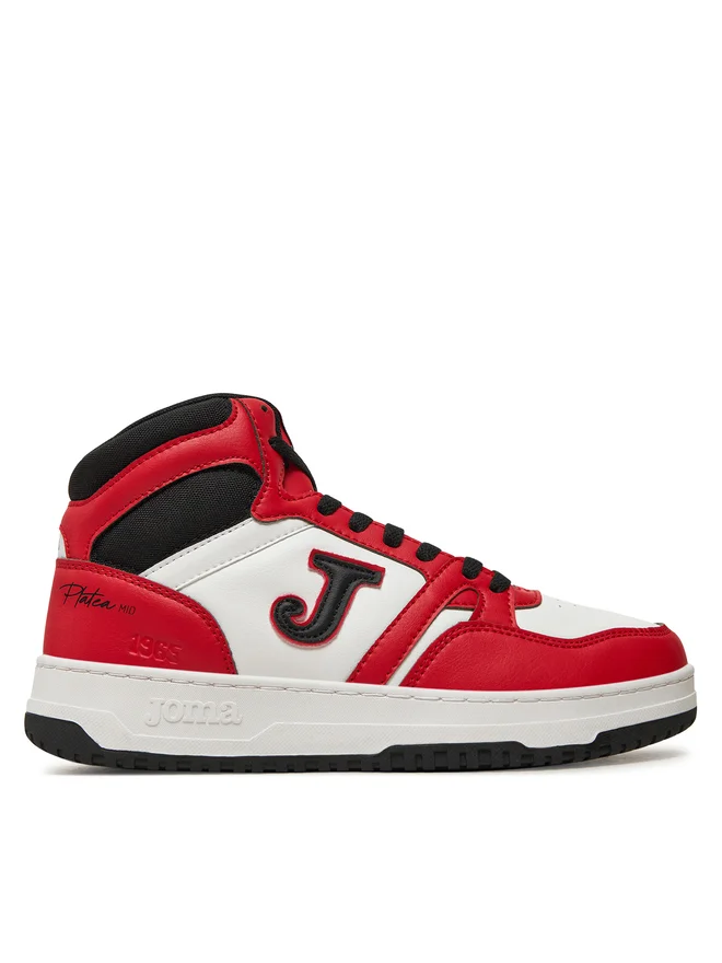 sneakers-joma-c-platea-mid-cplamw2406-alb-0000304046278 INCALTAMINTE JOMA C.PLATEA MID ALB/ ROSU - imagine 1
