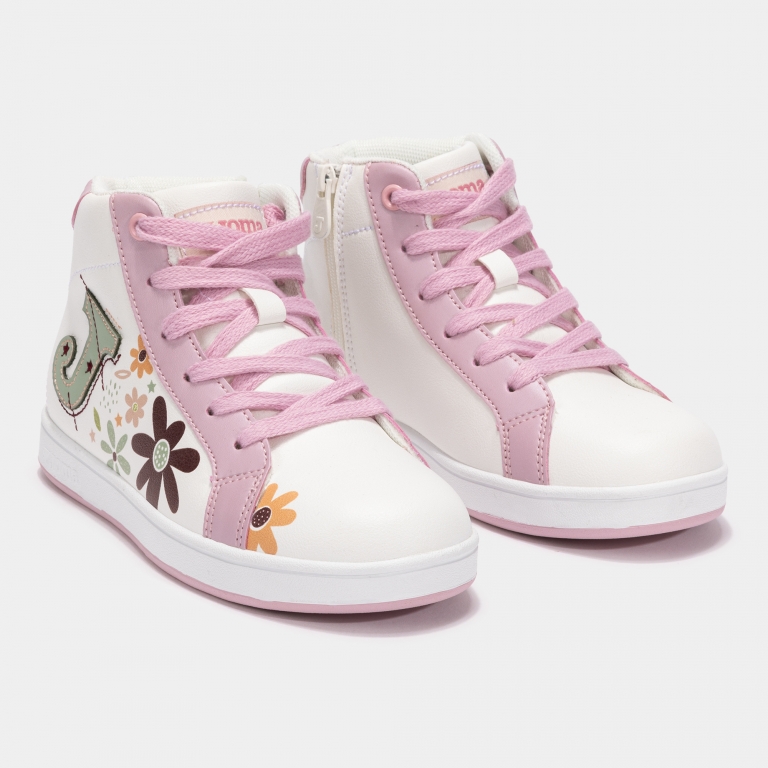 20250915_144234_jfloww2502_2 ADIDASI JOMA COPII FLOWER ALB/FLORI - imagine 1